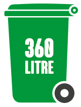 360l Wheelie Bins