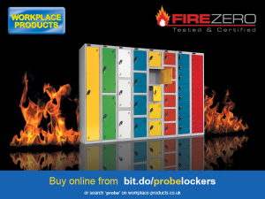 Non-combustible lockers