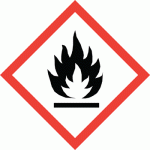 Flammable Chemical Hazard Label