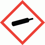 Gas Chemical Hazard Label
