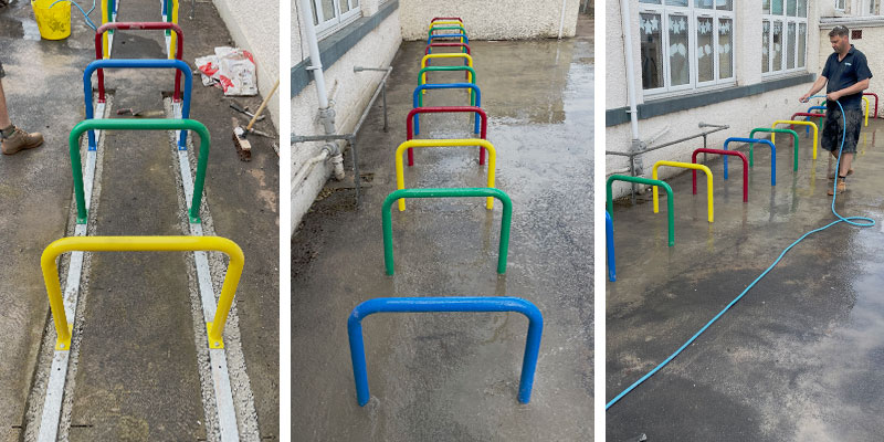 Cycle Racks Installation Finished