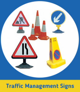Health and Safety traffic management signage