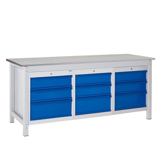 TUFF Workbench with 9 Drawers