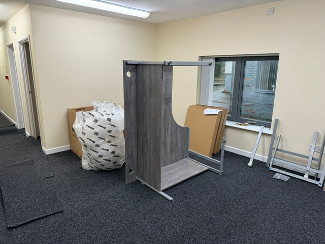 building the desks