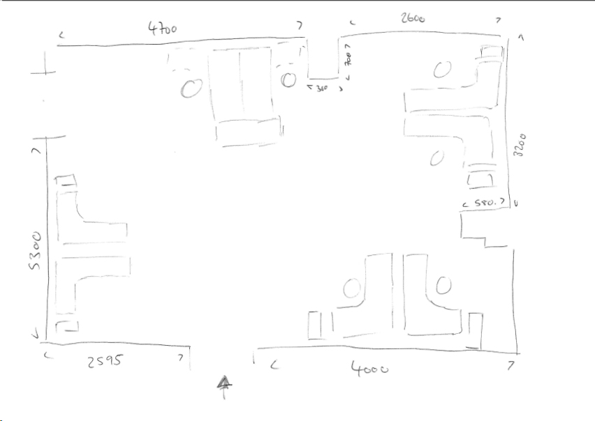 Room drawings for office furniture