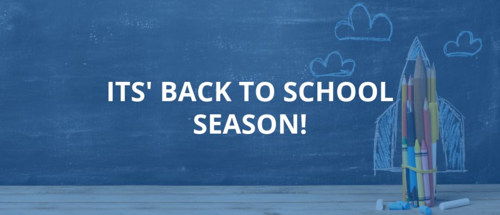its back to school season