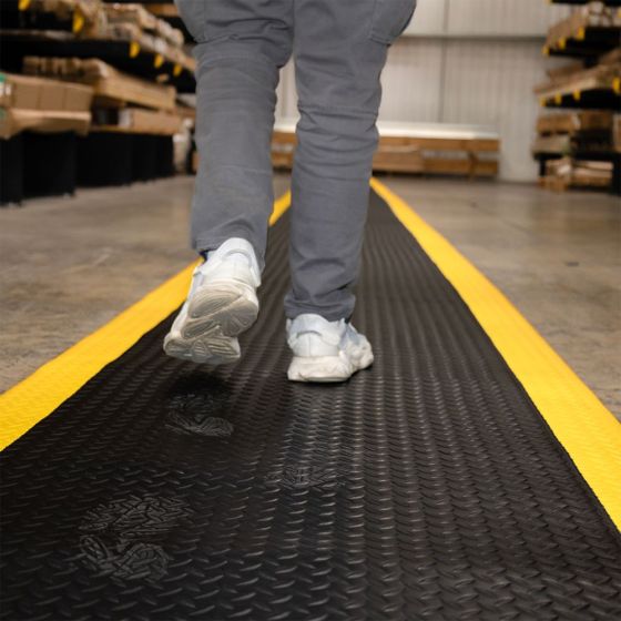 Orthomat Comfort Plus Black/Yellow Borders