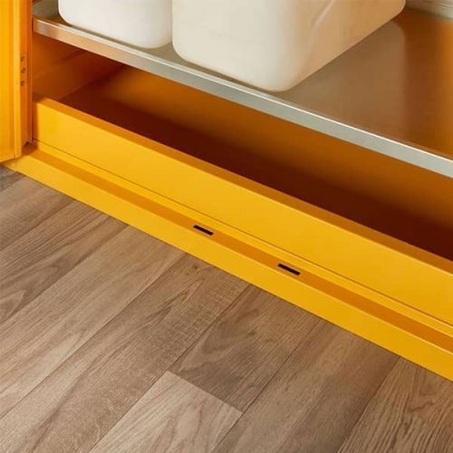 CoSHH Cabinet Interior Liquid Sump