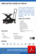 TUFF Static Scissor Lifts Data Sheet TUFF Static Scissor Lifts Data Sheet