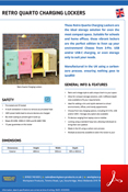 Retro Quarto Charging Lockers Data Sheet Retro Quarto Charging Lockers Data Sheet