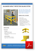 Galvanised Impact Protection Railing System Data Sheet Galvanised Impact Protection Railing System