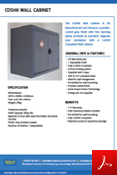 CoSHH Hazardous Wall Cabinet