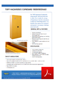 TUFF Hazardous Cupboard 