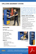 Spill Zone Station with cupboard