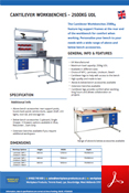 Cantilever Workbenches Data Sheet