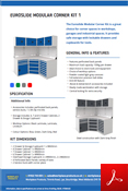 Euroslide Modular Corner Kit 1 Data Sheet Euroslide Modular Corner Kit 1 Data Sheet