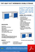 TUFF Heavy Duty Workbench Double Data Sheet