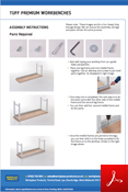 TUFF Premium Workbenches Assembly Sheet