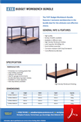 TUFF Budget Bench Data Sheet