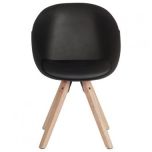 Pyramid padded tub chairs - front view