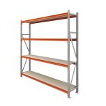 TUFF Longspan Shelving 2.5 Metre High 4 Shelves
