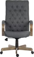 Warwick Grey Fabric Executive Chair