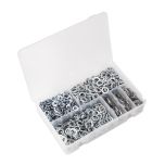Zinc Plated Spring Washer Assortment M6-M16 1010pc - DIN 127B