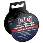 27A Thick Wall Automotive Cable 2.5m - Black