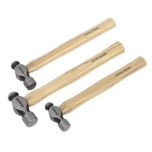 Premier Ball Pein Hammer Set 3pc Hickory Shafts