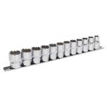 Premier Socket Set 1/2"Sq Drive 12-point 12pc