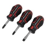 Premier GripMAX® Stubby Screwdriver Set 3pc