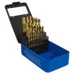 HSS Fully Ground Drill Bit Set 25pc - DIN 338