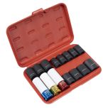 Premier Impact Socket & Wheel Nut Removal Set 1/2"Sq Drive 15pc
