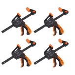 Ratchet Bar Clamp Set 150mm 4pc