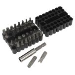 Premier Power Tool Security Bit & Magnetic Adaptor Set 33pc