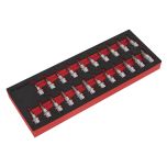 Premier TRX-Star*/Hex/Spline Socket Bit Set 3/8"Sq Drive 22pc