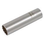 Spark Plug Socket with Magnetic Retainer 3/8"Sq Drive 12-Point 14mm