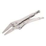 Premier Long Nose Locking Pliers 210mm 0-60mm Capacity