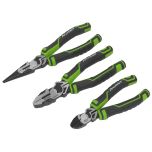 Premier High Leverage Pliers Set 3pc - Green