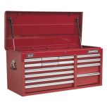 Superline PRO® Heavy-Duty Topchest 14 Drawer - Red