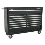Superline PRO® Rollcab 13 Drawer - Black