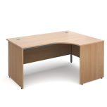 CONTRACT 25 - Panel End Ergonomic Desk