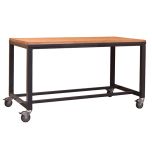 Mobile Heavy Duty Workbenches - Beech Top