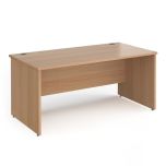 Contract 25 Panel End Straight Desk - Beech