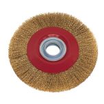 200 x 13mm Crimped Narrow Wire Wheel 32mm Bore