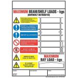 Shelving and Racking Bay Safety Sign