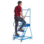 Climb-IT Spring Load Steps- 3 tread blue