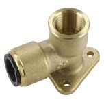 John Guest® Brass Wingback Elbow 15mm x 1/2"BSP