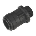 John Guest® Straight Adaptor 22mm x 3/4"BSP - Pack of 2
