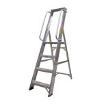 Climb It Platform Stepladders With Handrail